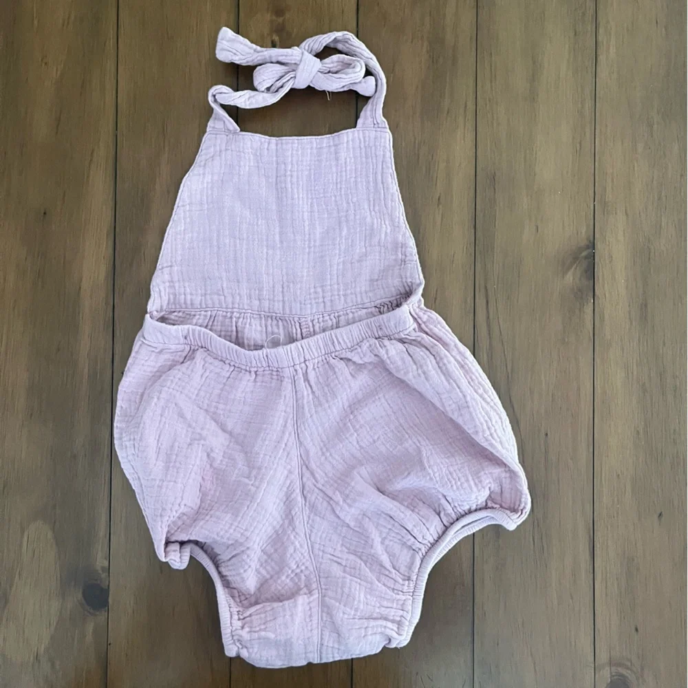 Mabo (18m) Organic Gauze Romper - Picture 8 of 10